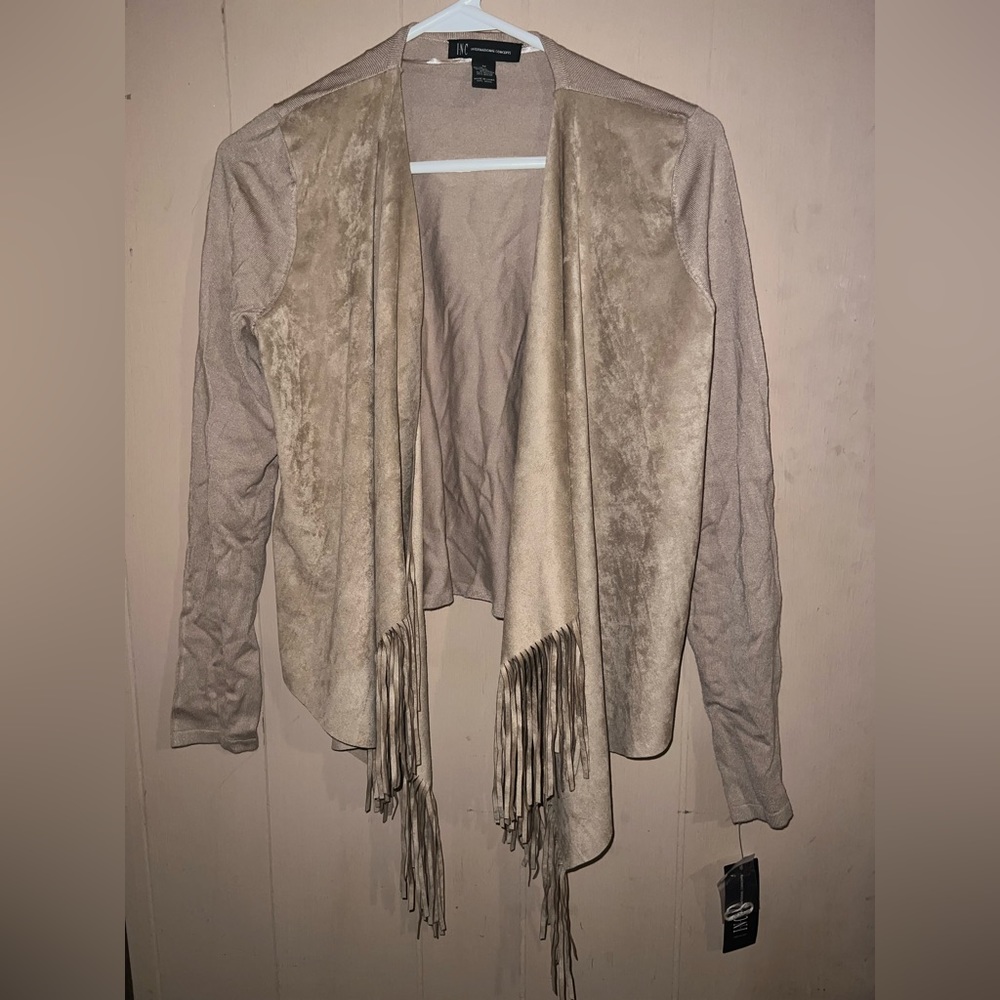 Cardigan tribal sunrise fringe